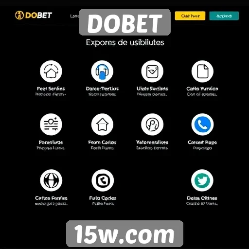 Recursos de usabilidade do site DOBET em foco